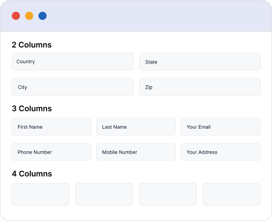 Columns layout
