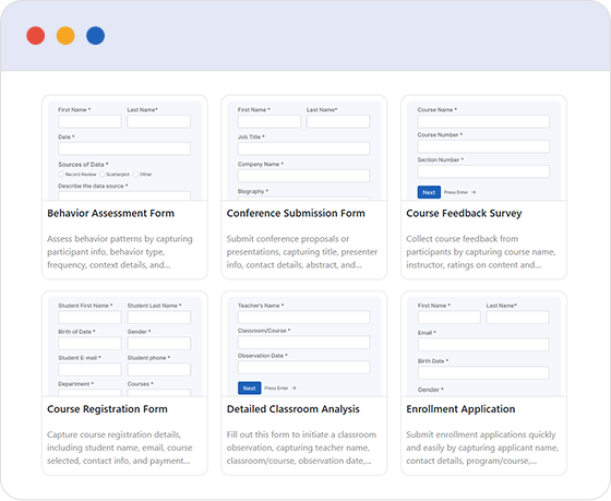 Form Templates